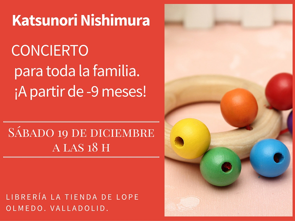 Cartel concierto familiar Katsu 19 diciembre 2015