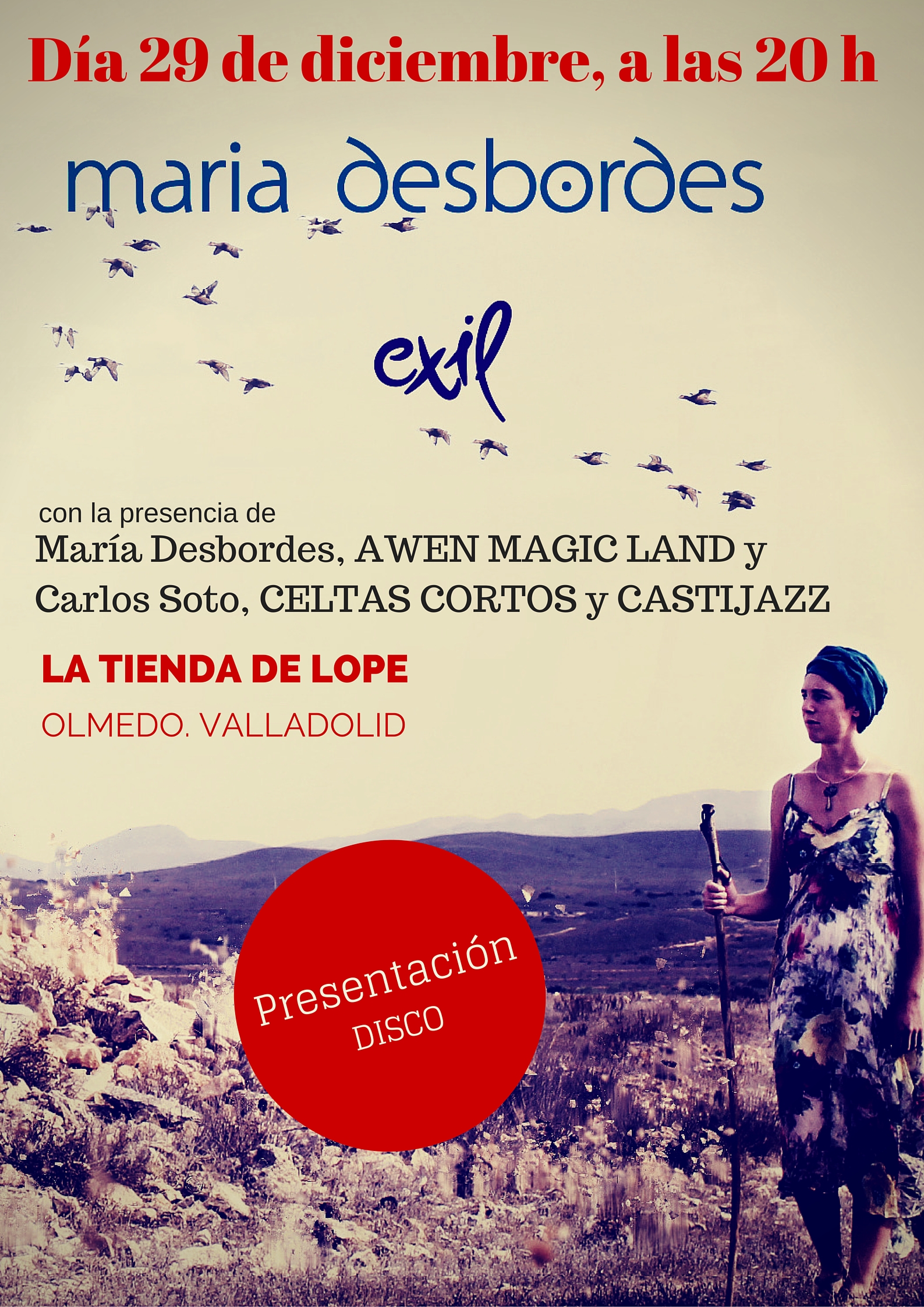 PresentaciÃ³n DISCO EXIL 29 diciembre 2015