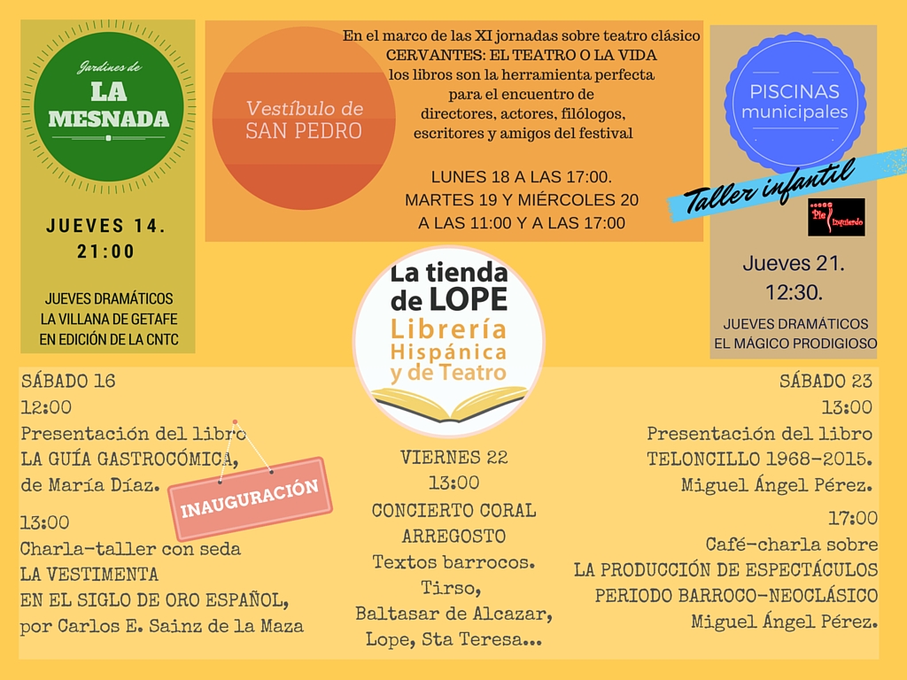 Program. octavilla El Mentidero 2016.