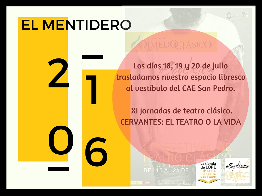 Promo Jornadas El Mentidero 18, 19 y 20 julio