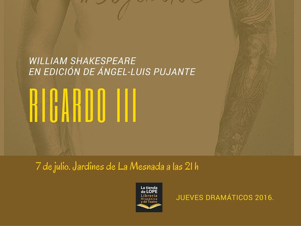 Ricardo III promo face 7 julio